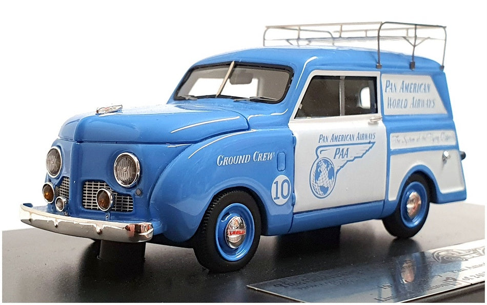 Goldvarg 1/43 Scale GC-PAA-004 - 1949 Crosley Van Pan American - Blue/White