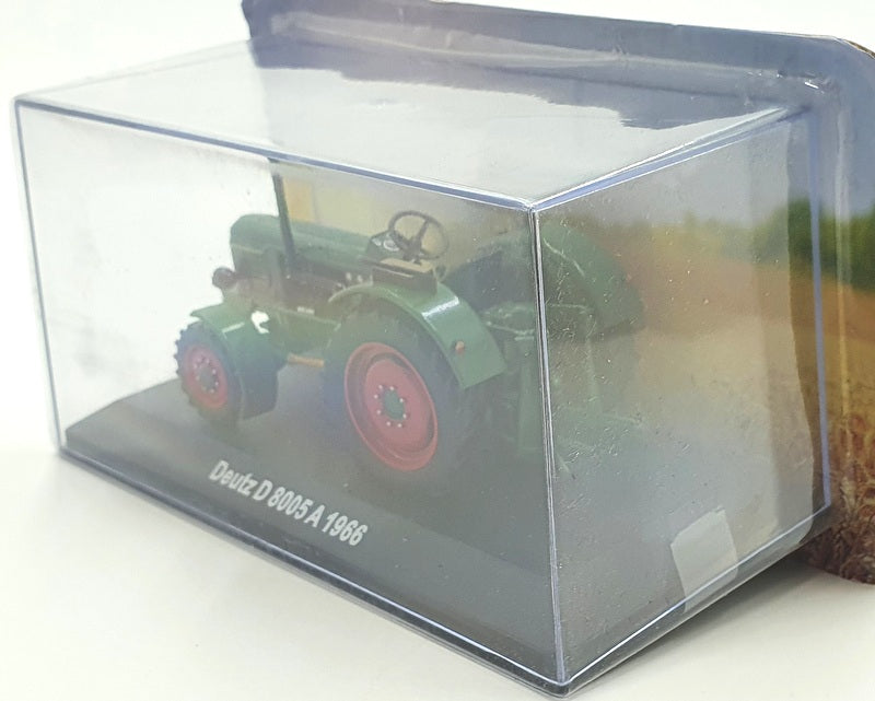 Hachette 1/43 Scale Model Tractor HL06 - 1966 Deutz D 8005 A - Green