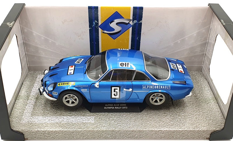 Solido 1/18 Scale Diecast S1804205 - Alpine A110 1600S Olympia Rally 1972