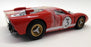 Eagles Race 1/18 Scale - 174002 Ford GT40 #3 Red / White Le Mans model car