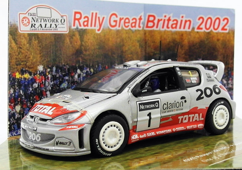 Vitesse 1/43 Scale 43003 - Peugeot 206 WRC Rally Of Great Britain 2002