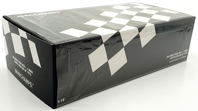 Minichamps 1/18 Scale 530 761832 - McLaren Ford M23 1976 J.Mass South Africa