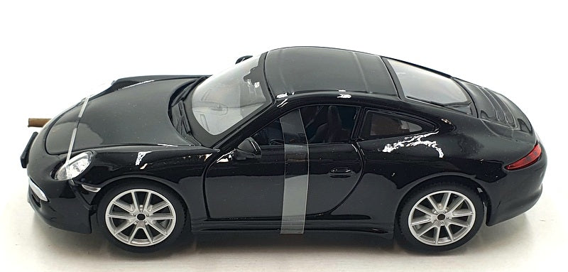 Burago 1/24 Scale Diecast #18-21065 - Porsche 911 Carrera S - Black
