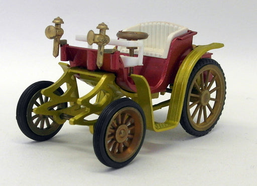 Gama 1/46 Scale Vintage Model Car - s1181 Mercedes Benz Vis A Vis Red Gold