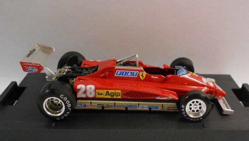 Brumm 1/43 Scale Metal Model - R268 FERRARI 126C2 G.P SAN MARINO 1982 PERONI