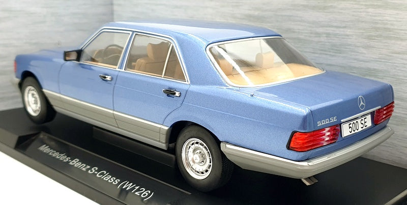 Model Car Group (MCG) 1/18 Scale MCG18186 Mercedes Benz S-Class W126 Blue