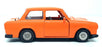 Welly Appx 11cm Long Pull Back & Go 8677W - Trabant - Orange