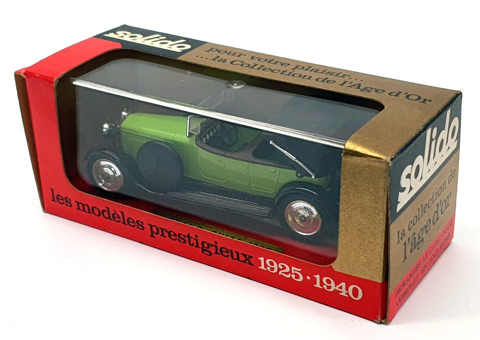 Solido 1/43 Scale Model Car 145 - 1926 Hispano Suiza - Green/Black