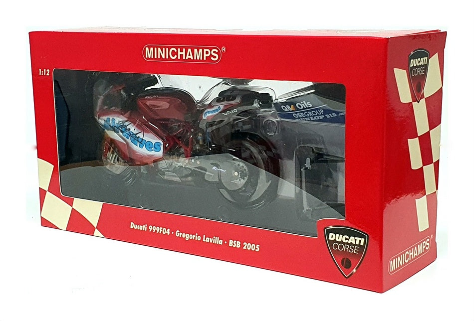 Minichamps 1/12 Scale 122 052236 - Ducati 999F04 Lavilla 2005 SIGNED