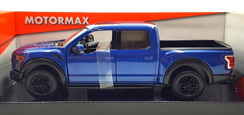 Motormax 1/24 Scale Diecast 79344 - 2017 Ford F-150 Raptor - Blue