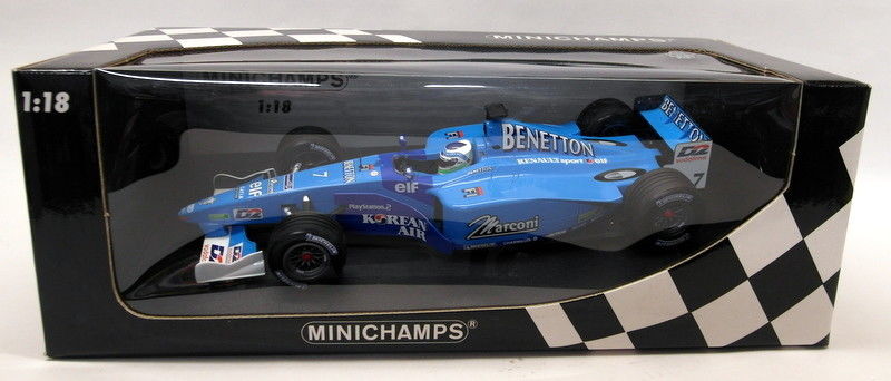 Minichamps 1/18 Scale 180 010097 Benetton Renault Sport Showcar 2001 Fisichella
