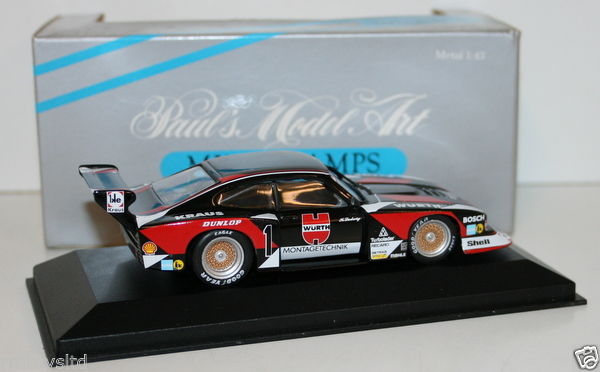 MINICHAMPS 1/43 SCALE - 430808501 - FORD CAPRI GR.5 KRAUS HIFI 1980 LUDWIG 1980