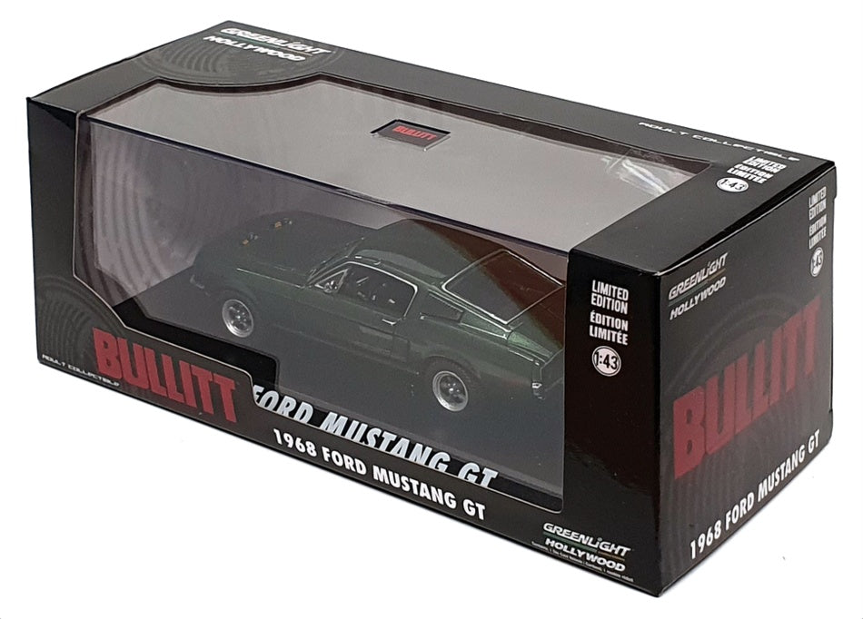 Greenlight 1/43 Scale 86431 - 1968 Ford Mustang GT - Steve McQueen Bullitt