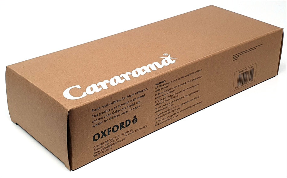 Cararama 1/50 Scale CR049 - Stepped Curtainside Trailer - White