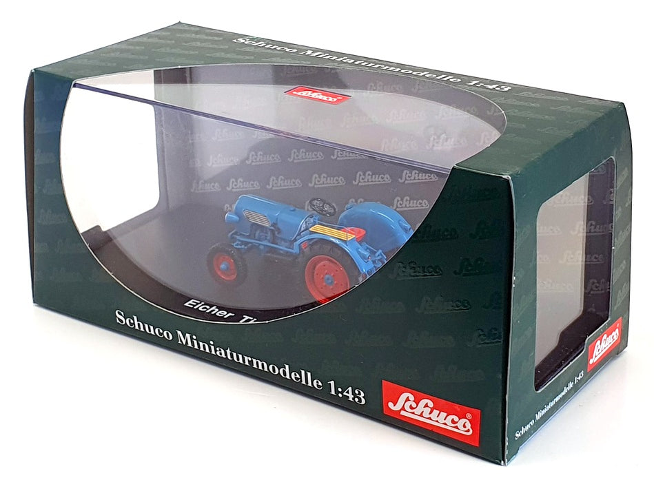 Schuco 1/43 Scale Model Tractor 02735 - Eicher Tiger EM 200 - Blue