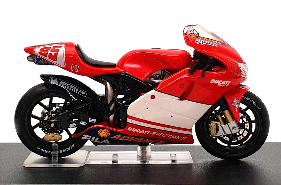 Ixo 1/24 Scale RAB067 - Ducati Desmosedici 2003 - #65 Loris Capirossi