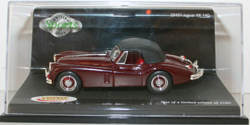 VITESSE 1/43 25451 JAGUAR XK140 TOP UP MAROON