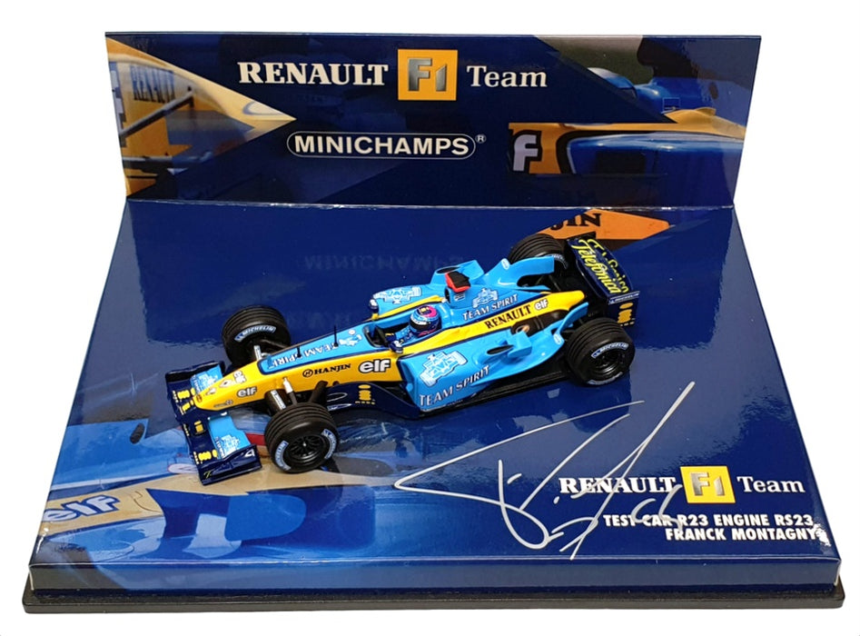 Minichamps 1/43 Scale 403 040099 Renault Test Car Engine R523 - Signed Montagny
