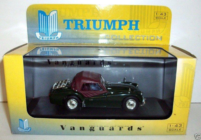 VANGUARDS 1/43 VA04703 TRIUMPH TR3A BRITISH RACING GREEN