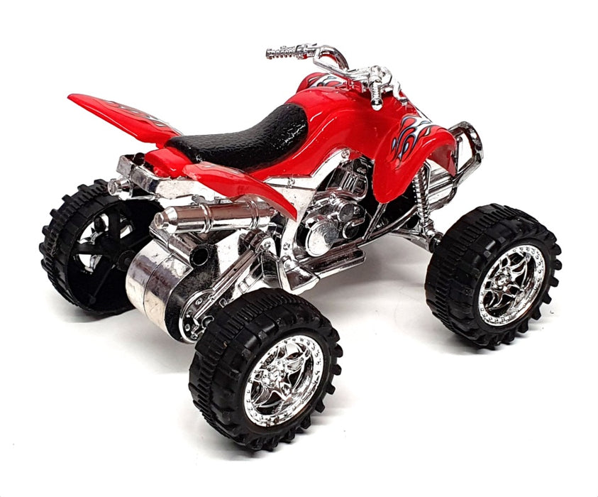 Halsall Toys Appx 10cm Long 1371796 - Friction Power Quad Bike - Red