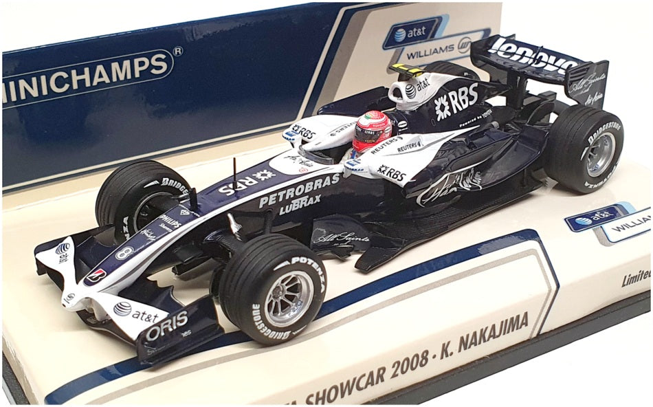 Minichamps 1/43 Scale 400 080078 - F1 Williams Renault Showcar 2008 - Nakajima