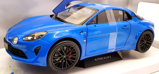 Solido 1/18 Scale Model Car  S1801606 - 2019 Alpine A110 S - Blue