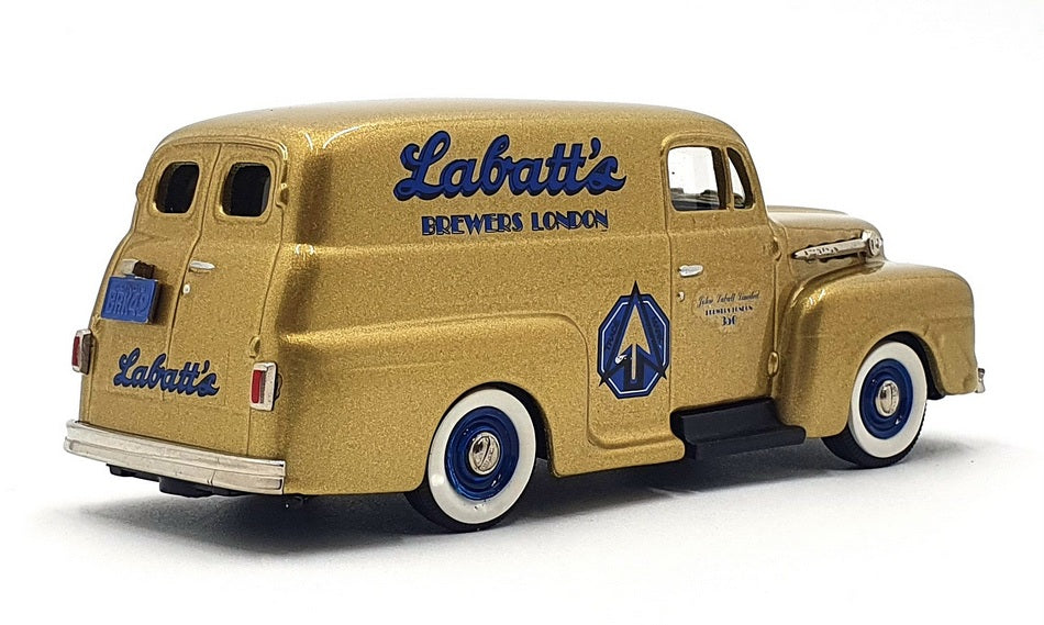 Brooklin Models 1/43 Scale BRK42-4 - 1952 Ford F-1 Panel Van Labatt's - Gold