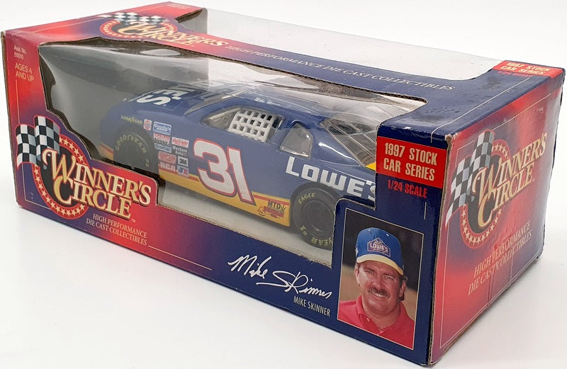 Winners Circle 1/24 Scale 55522 - Stock Car Chevy #31 M.Skinner Nascar - Blue
