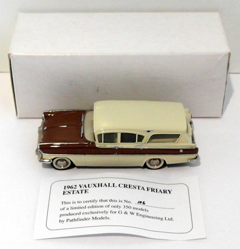 Pathfinder G&W Eng 1/43 GWE3 - 1962 Vauxhall Cresta Friary Estate Cream/Brown