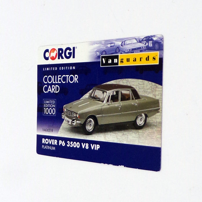 Vanguards 1/43 Scale Model Car VA06518 - Rover P6 3500 - VIP Platinum