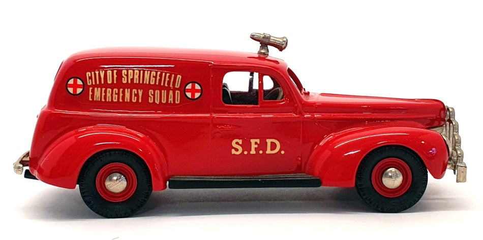 Brooklin 1/43 Scale BRK9 036 - 1940 Ford Van Emergency Squad - 1 Of 100