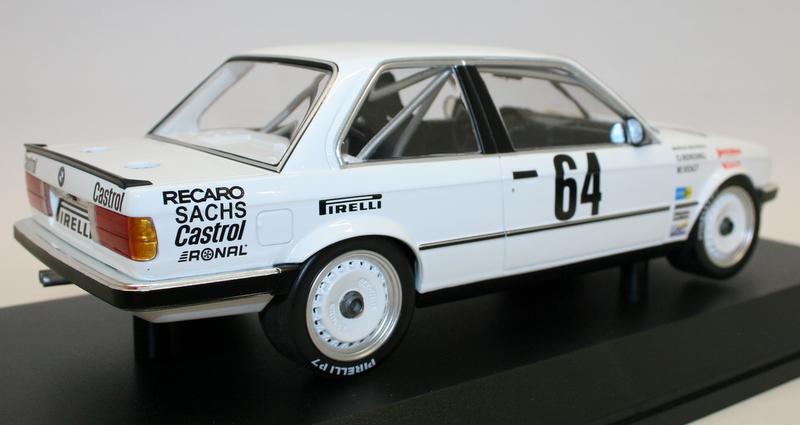 Minichamps 1/18 Diecast 155 862664 BMW 325i Auto Budde Team Win Nurburgring '86