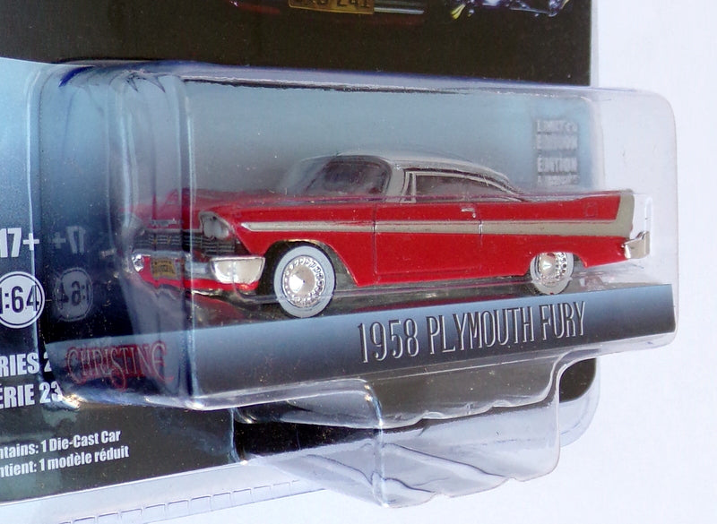 Greenlight 1/64 Scale 44830-C - 1958 Plymouth Fury - Red/White Christine