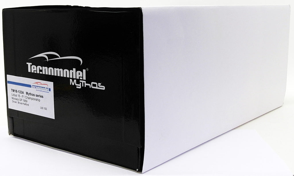 Tecnomodel Mythos 1/18 Scale TM18-123A - F1 Lotus 16 Monaco GP 1959 - 1 of 100