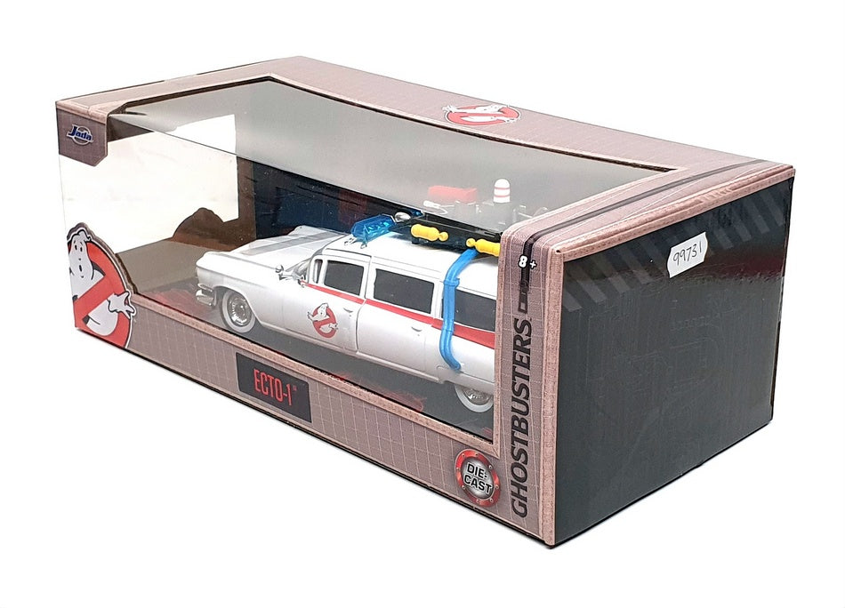 Jada 1/24 Scale 99731 - Ecto 1 Ghostbusters Cadillac Ambulance - White
