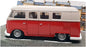Corgi 1/43 Scale Diecast D984 - Volkswagen Caravanette - Red/Grey