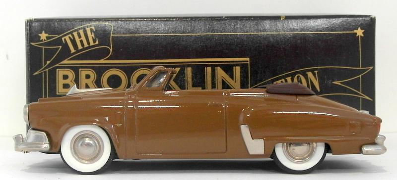 Brooklin 1/43 Scale BRK17A 002B  - 1952 Studebaker Commander Conv Brown