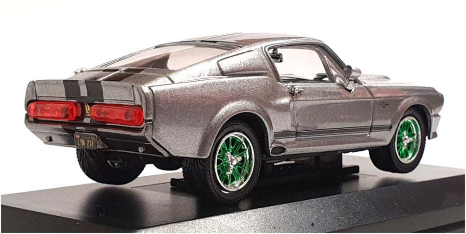 Greenlight 1/43 Scale 86411 - 1967 Custom Mustang "Eleanor" Silver Green Wheels
