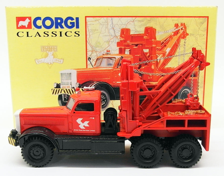 Corgi 1/50 Scale Diecast 55604 - Diamond T Wrecker BRS - Red