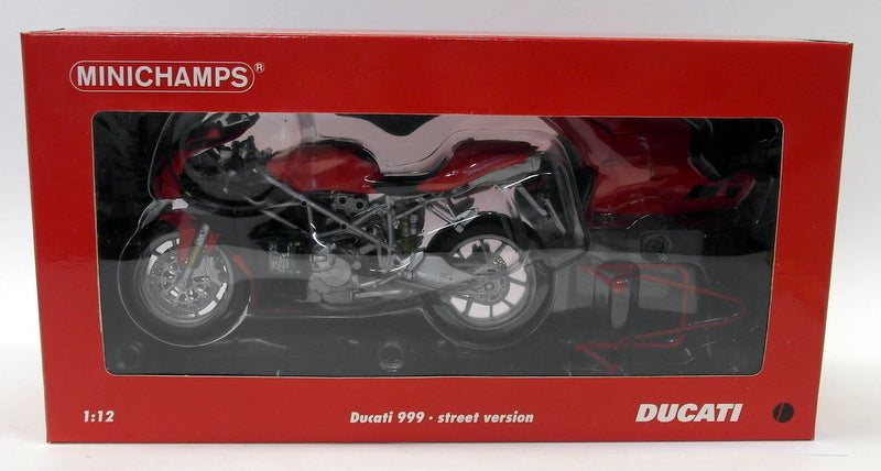Minichamps 1/12 Scale Diecast - 122 120200 Ducati 999 Street Version Red