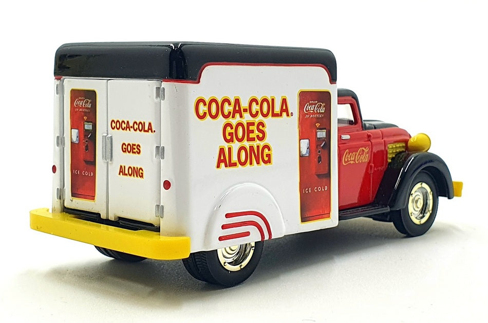 Matchbox Appx 10cm Long YYM96505 - 1937 Dodge Airflow Truck - Coca Cola