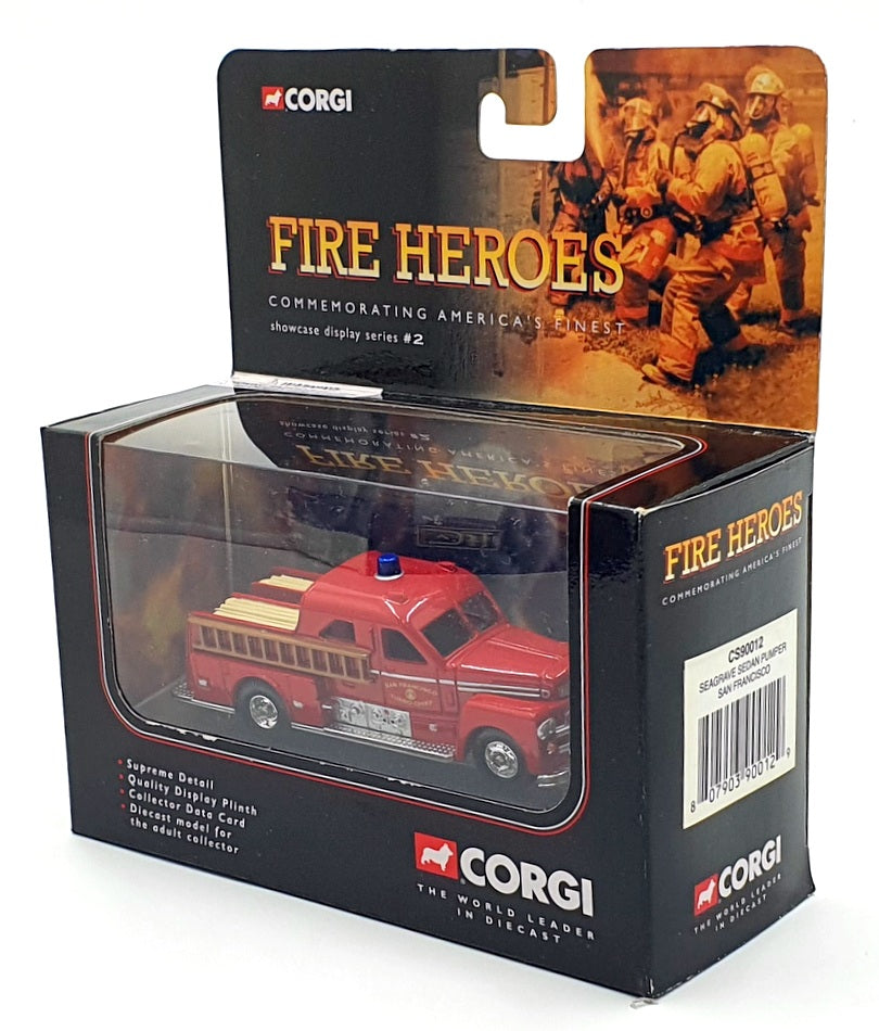 Corgi Appx 10cm Long Diecast CS90012 - 1951 Seagrave Sedan Pumper San Francisco