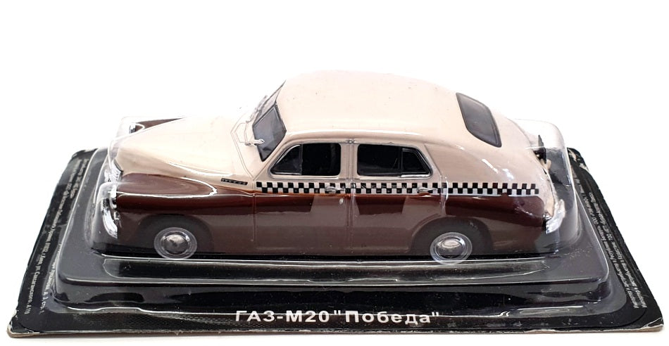 Altaya 1/43 Scale Model Car 185152 - Gaz M20 Victory - Brown/White