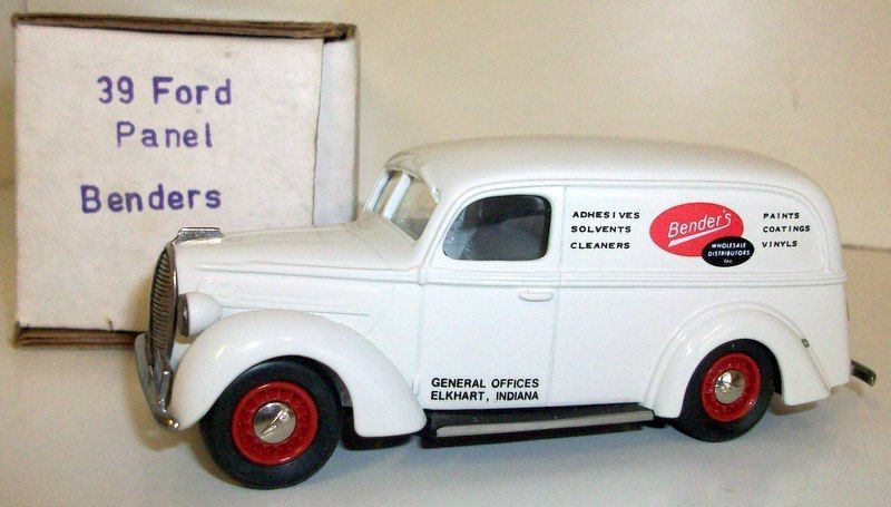Durham Classics 1/43 Scale 1939 Ford panel van Benders wholesalers distributors