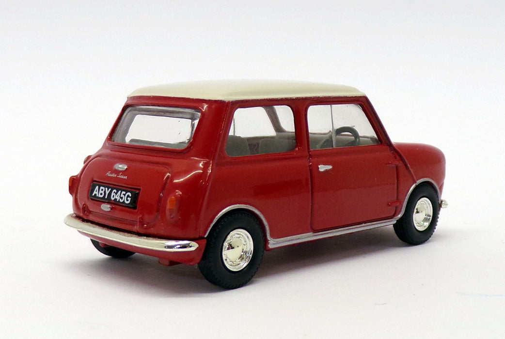 Vanguards 1/43 Scale Model Car VA01307 - Austin 7 Mini - Red/White