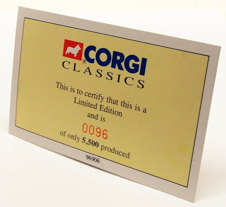 Corgi 1/43 Scale Model Van 96906 - Bedford CA Van - Blackburn Fire Brigade