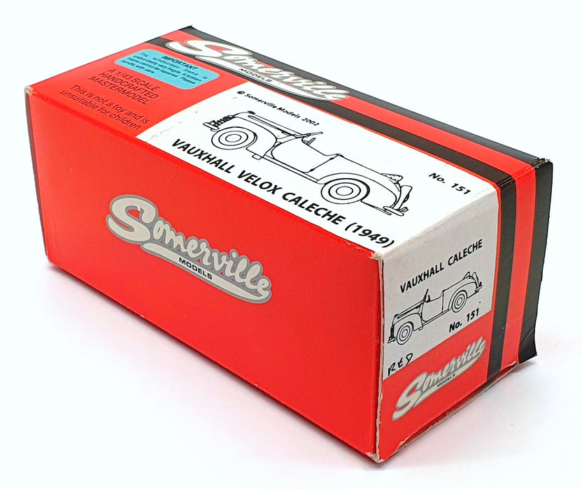 Somerville Models 1/43 Scale 151 - 1949 Vauxhall Velox Caleche - Red