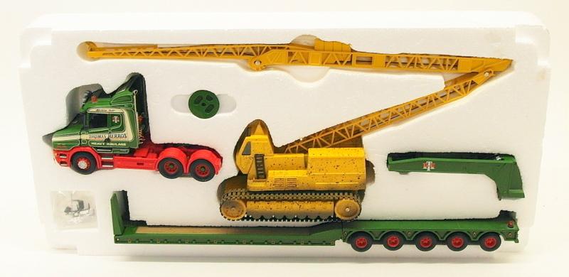 Corgi 1/50 Scale CC12804 - Scania T King Trailer & Tower Crane Load - T.Herron