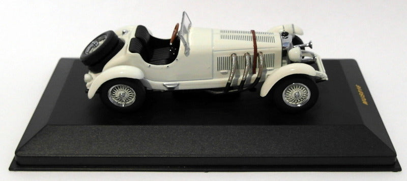 Ixo Models 1/43 Scale Diecast MUS016 - 1928 Mercedes Benz SSK - White