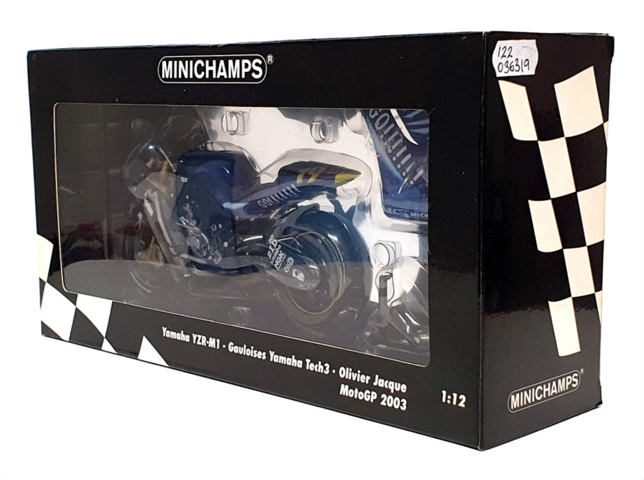 Minichamps 1/12 Scale 122 036319 - Yamaha YZR-M1 - O. Jacque MotoGP 2003